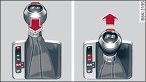 Selector lever lock functions